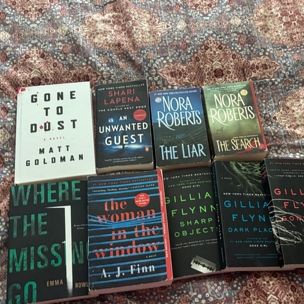 Assorted Mystery and Thriller Books